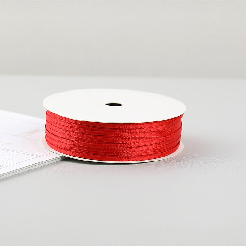 2mm Silk Ribbon Balloon Ribbon Rope Double-sided Diy Packaging
