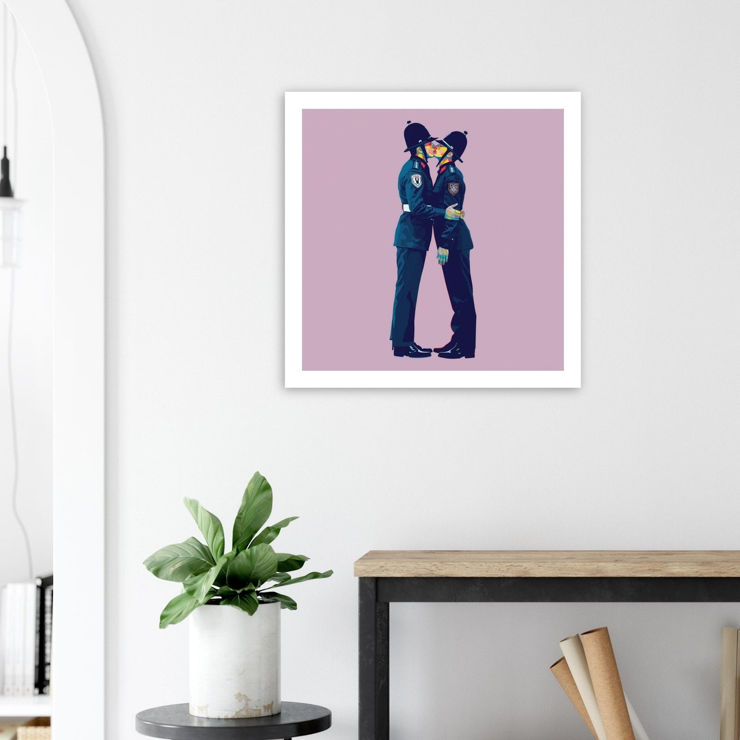 Bold Love Poster - Vibrant LGBTQ+ Pop Art Print - Perfect for Home Decor