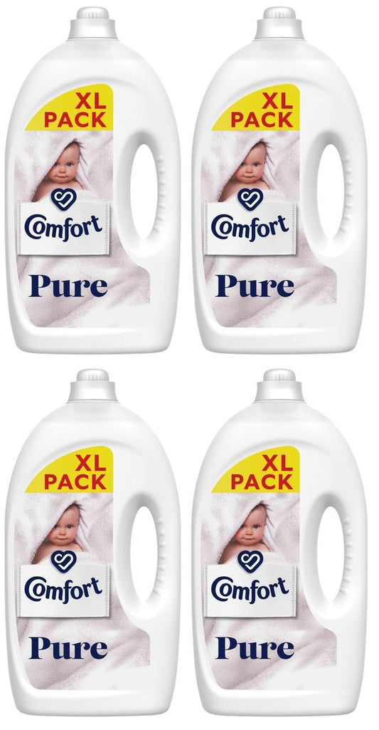 4 x Comfort  Fabric Conditioner Pure 83 Washes 2490 Ml