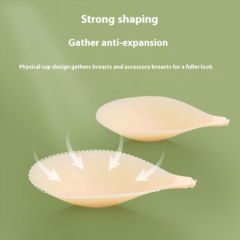 One-piece Solid State Silicone Bra Summer Lightweight