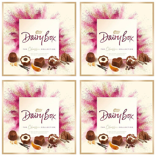 4 x Dairy Box Medium Chocolate Box 326G