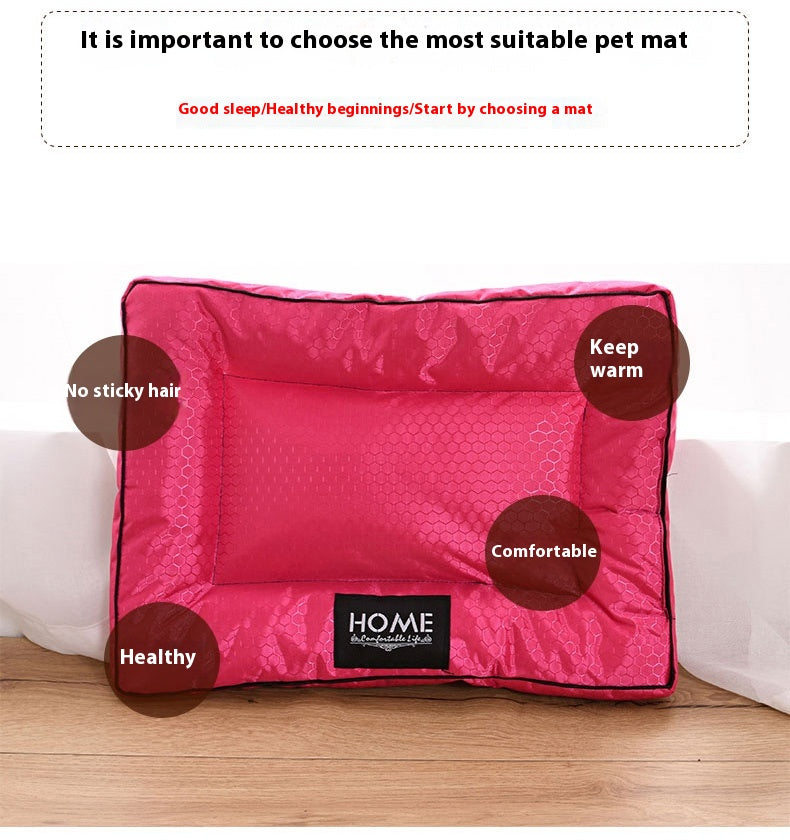 Oxford Cloth Extra Thick And Durable Kennel Pad