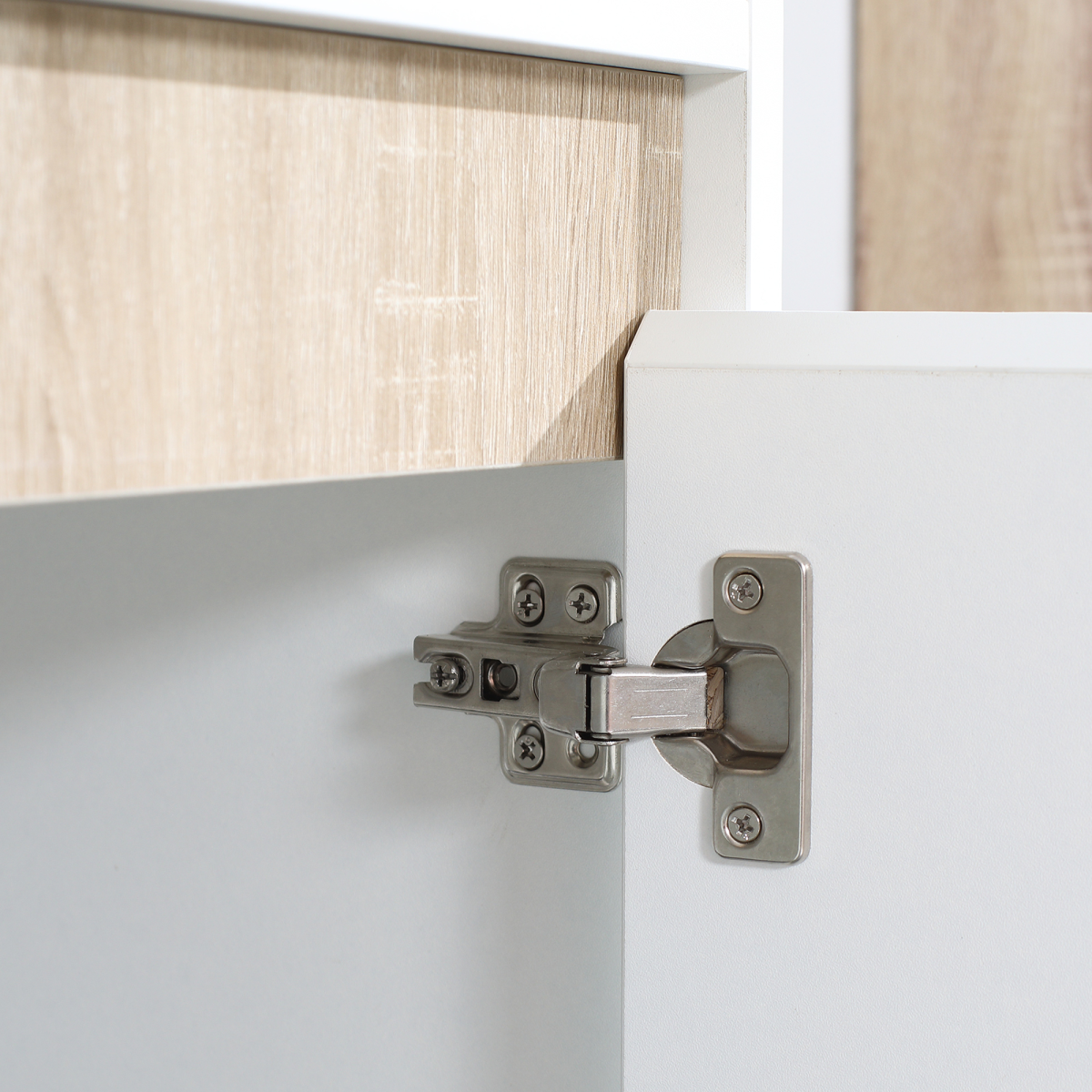 Bathroom Sink Cabinet, Floor Standing Under Sink Cabinet Double Doors White