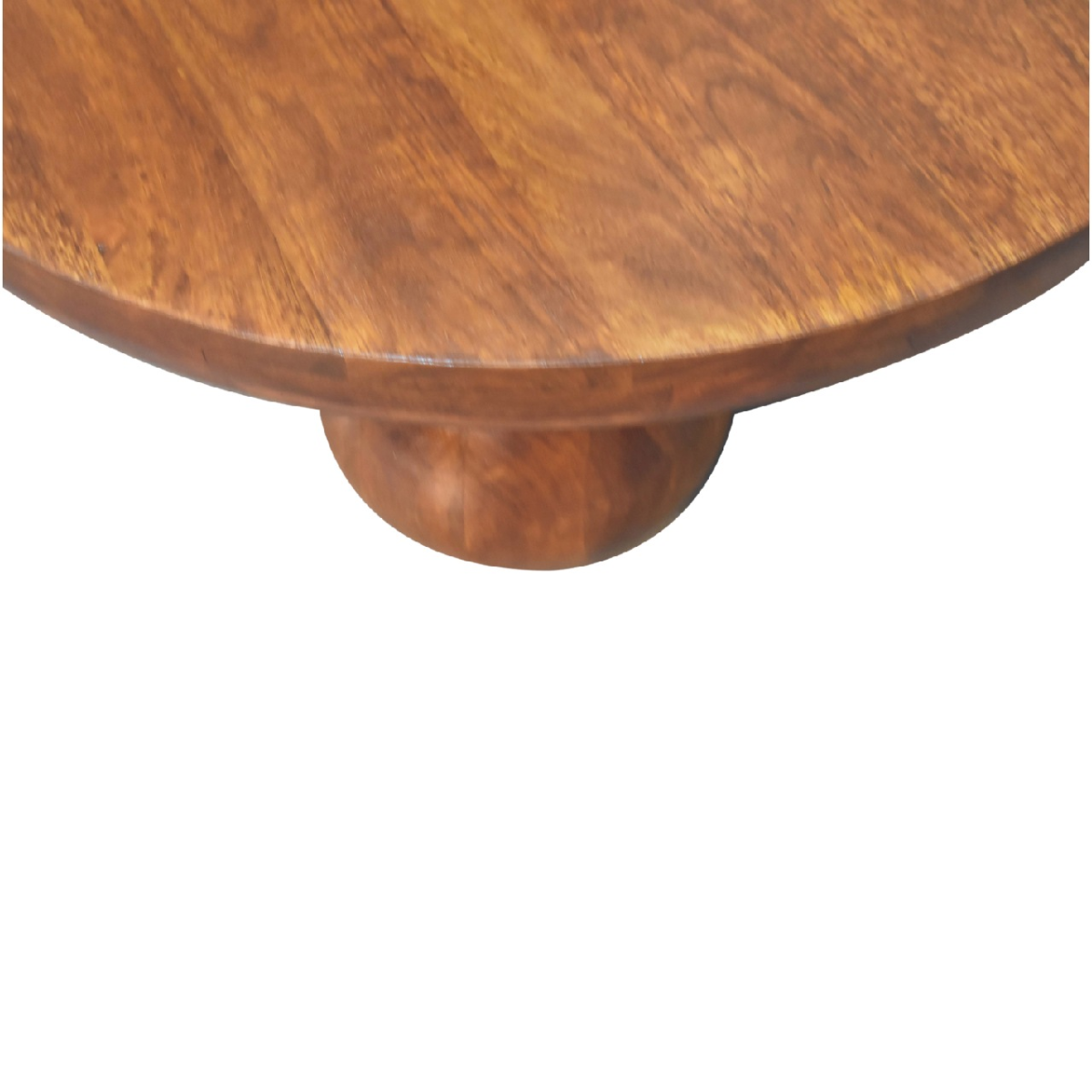 Artisan Furniture Solid Mango Wood Chestnut Central Ball Table
