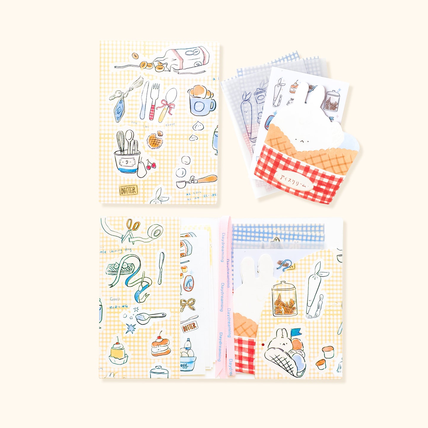 A Gator Life | Cream Bunny Journal Material Pack