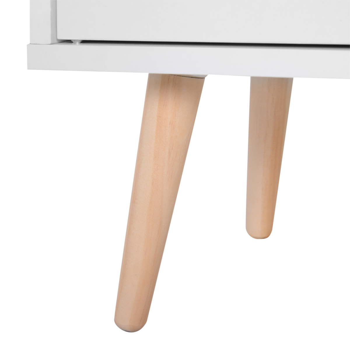 Side Cabinet Hallway Storage Unit Home Console Table Organiser White