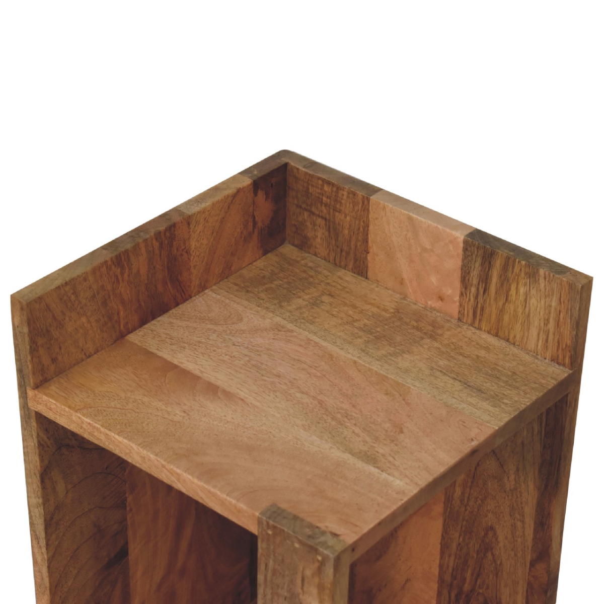 Artisan Furniture Solid Wood Oak-ish Box Bedside