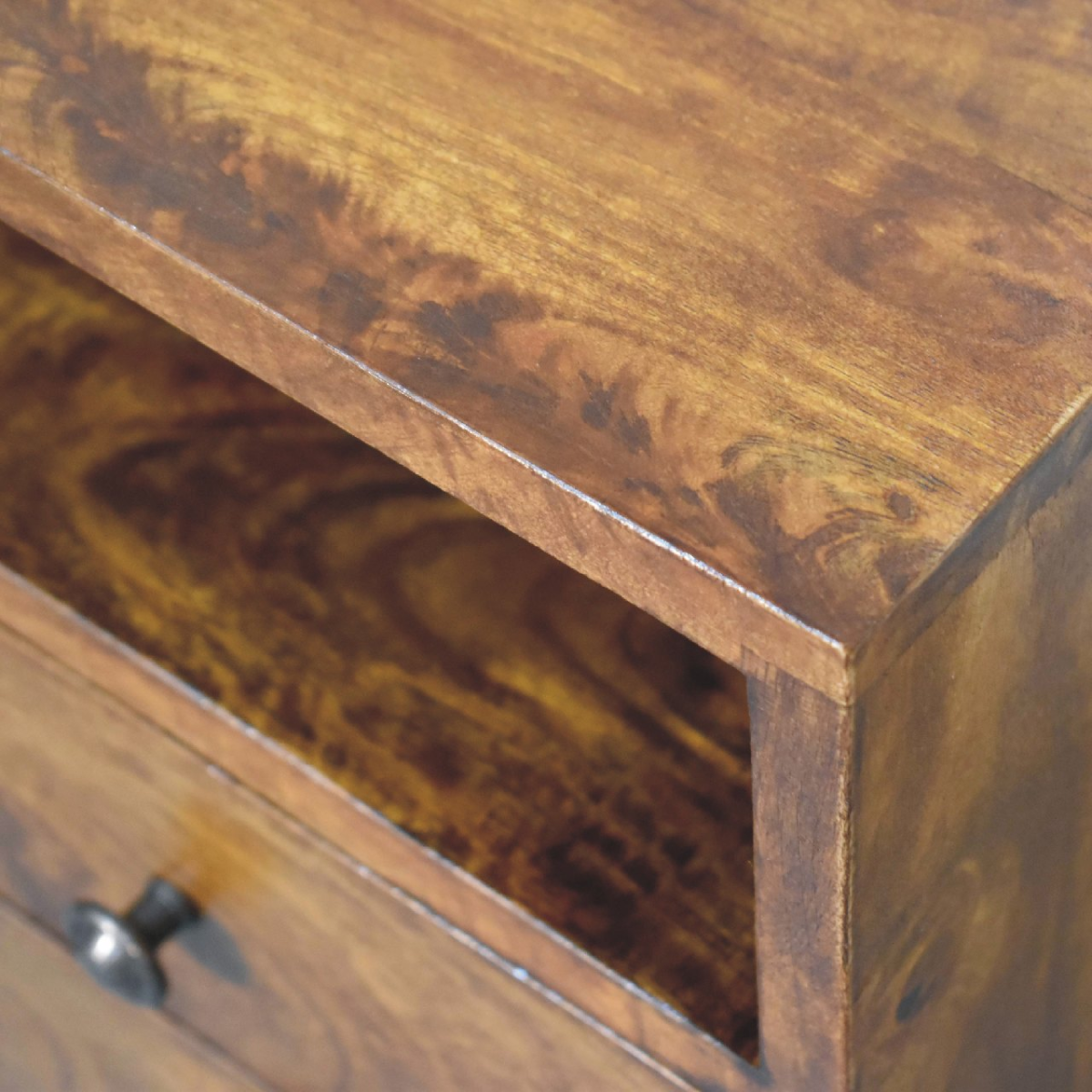 Artisan Furniture Solid Wood Mini Classic Chestnut Bedside