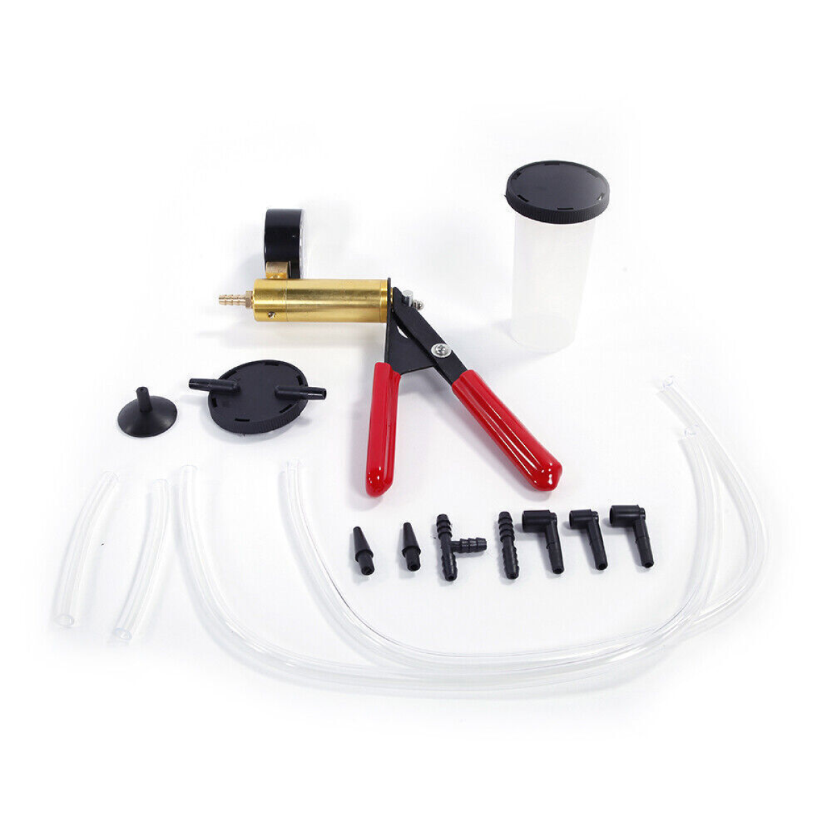 Hand-Held Brake Bleeder Tester Set Car Motorbike Bleeding Vacuum Pump Bleed Tool