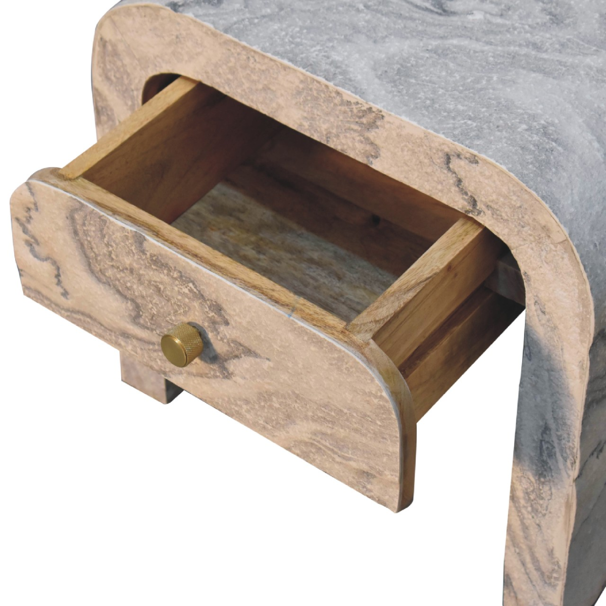 Artisan Furniture Solid Wood Nouveau Bedside