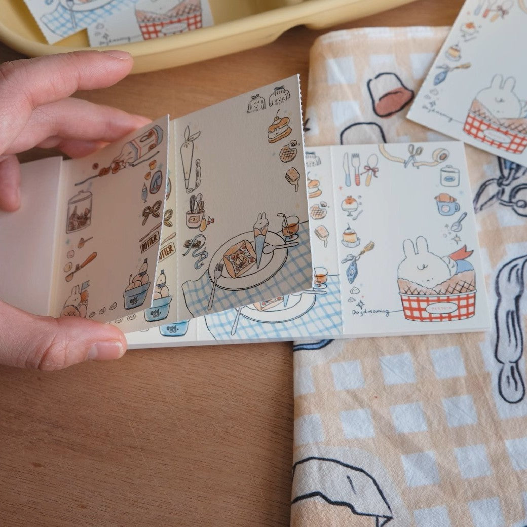 A Gator Life | Lovely Bunny And Crocodile Memo Notepad