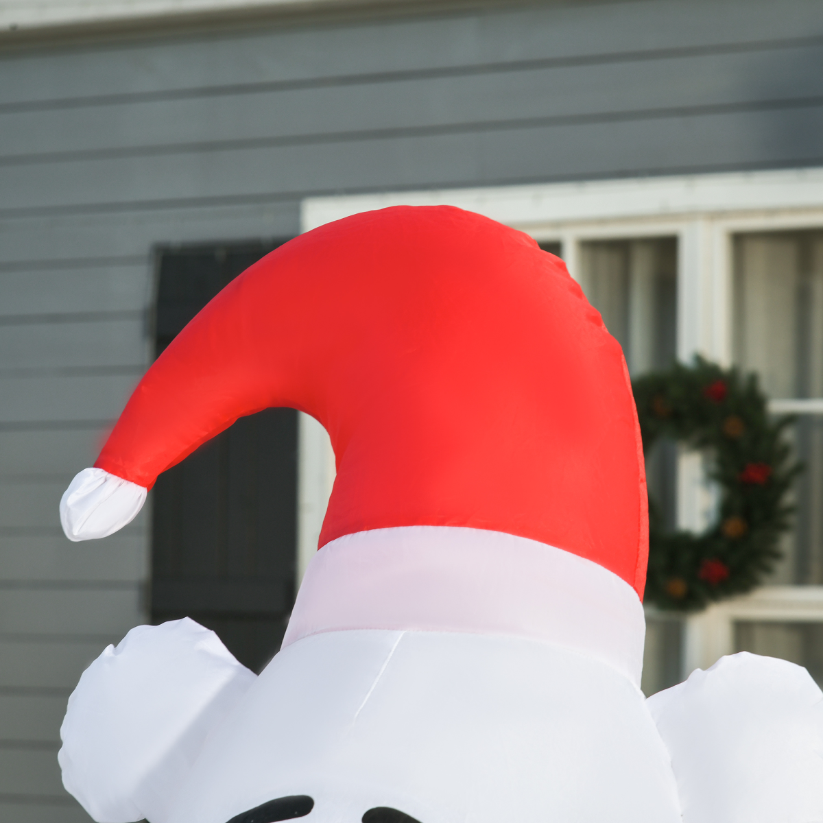 6ft Tall Outdoor Inflatable Bear Airblown Projection Holiday Christmas Lawn
