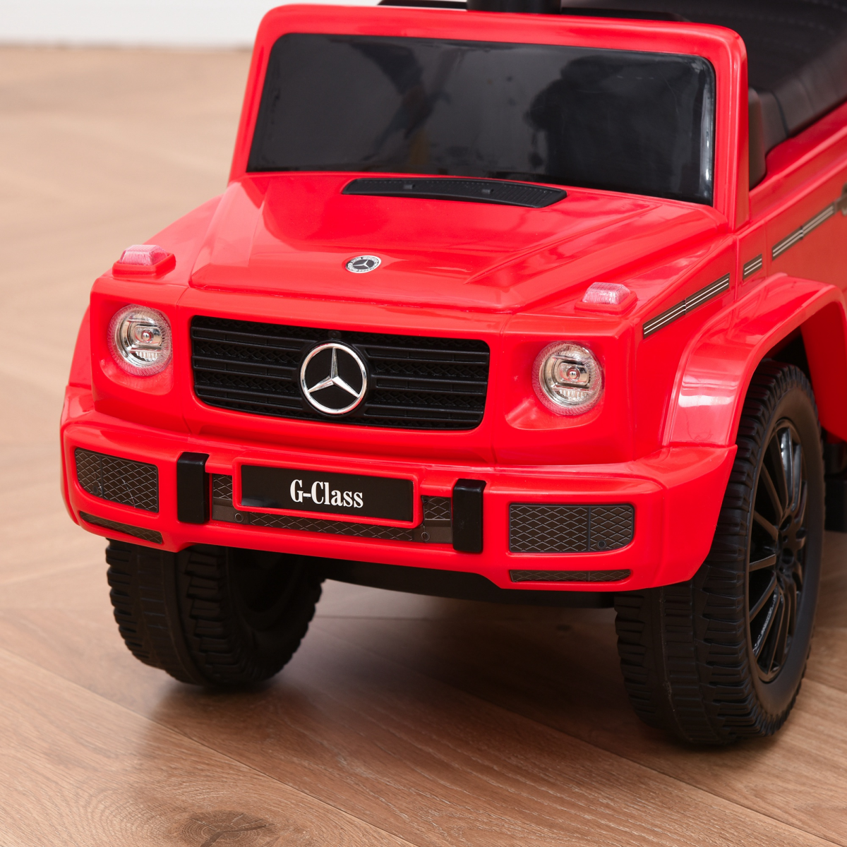 Benz G350 Ride-on Sliding Car Floor Slider Stroller Kids Vehicle, Red HOMCOM