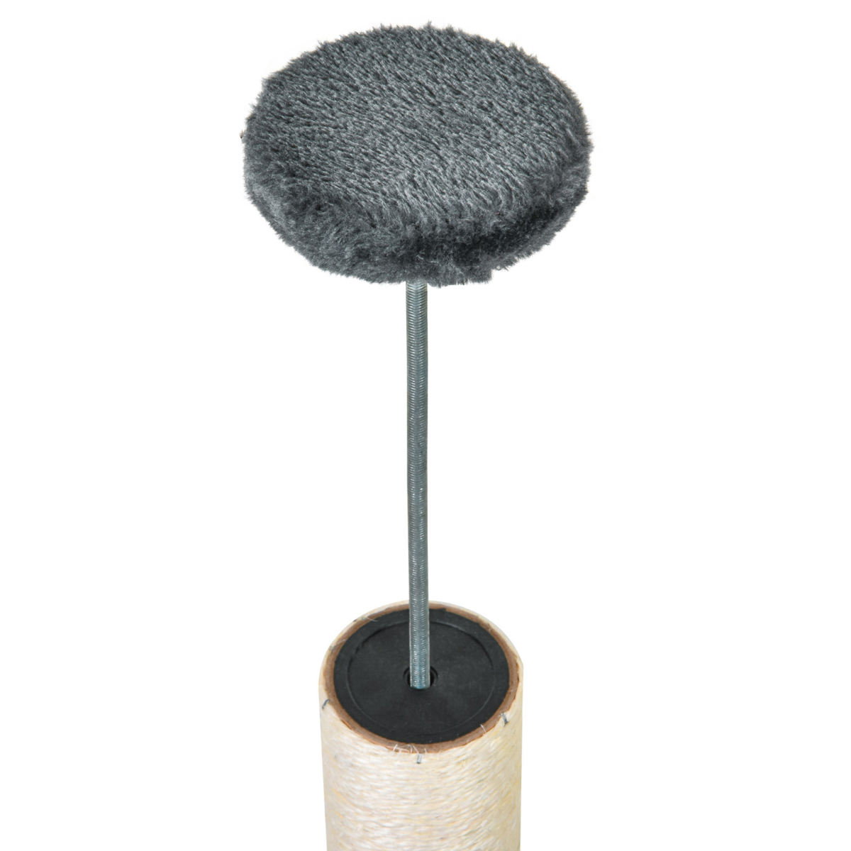 5-Tier Grey Sisal Multi-Level Cat Tree Tower with Scratching Posts Pawhut
