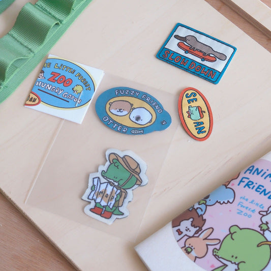 A Gator Life | Embroidered Sean Woven Label Sticker