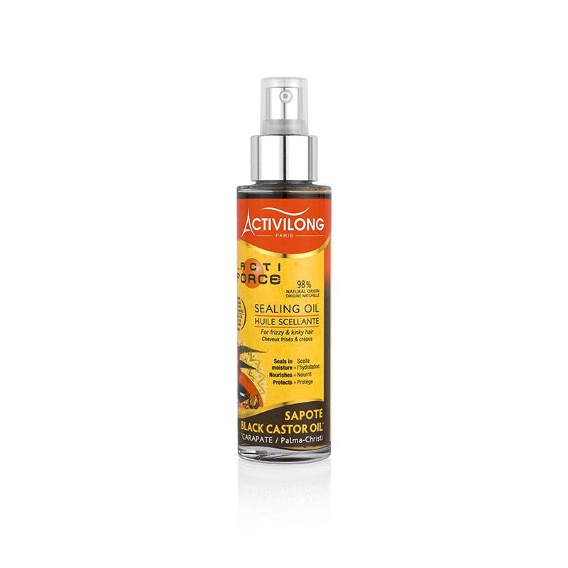 Activilong Paris Sealing Oil for Moisture Retention & Shine for Dry, Frizzy & Textured Hair 100ml
