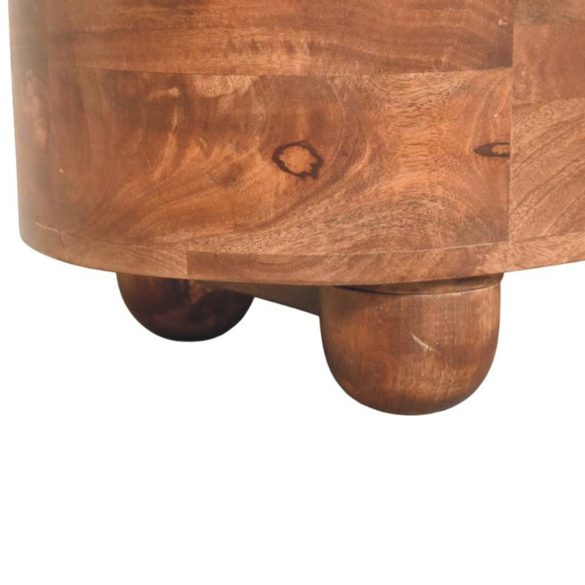 Artisan Furniture Solid Wood Curva Storage Trunk, Brown