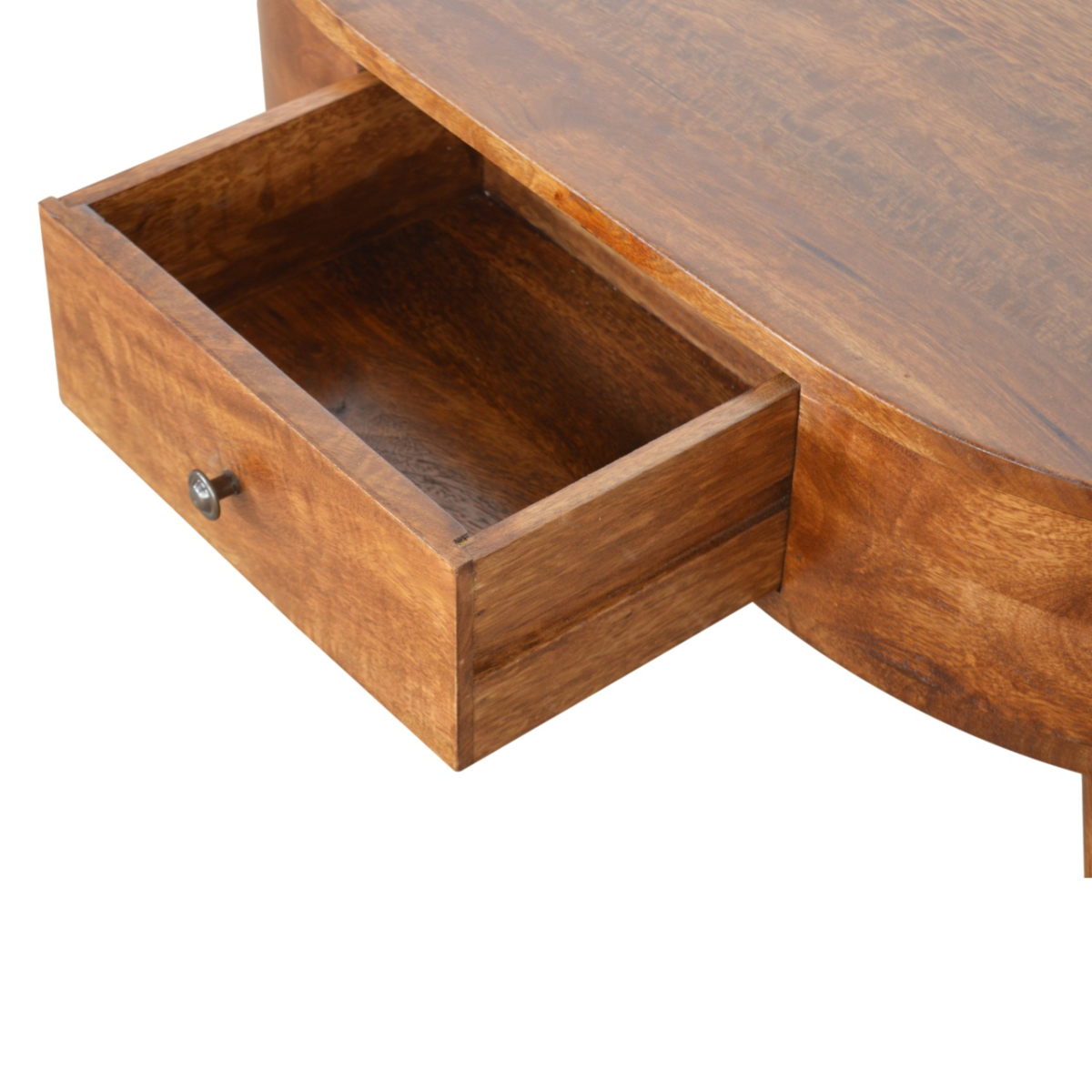 Artisan Furniture Solid Wood Chestnut Rounded Coffee Table