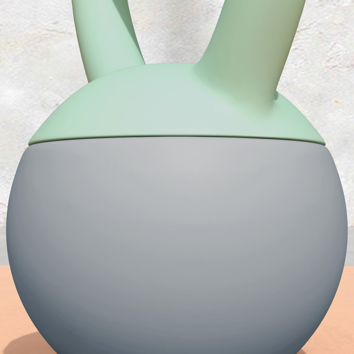 SPORTNOW 6KG Kettlebell with Soft Body and Non-Slip Handle, Grey and Green