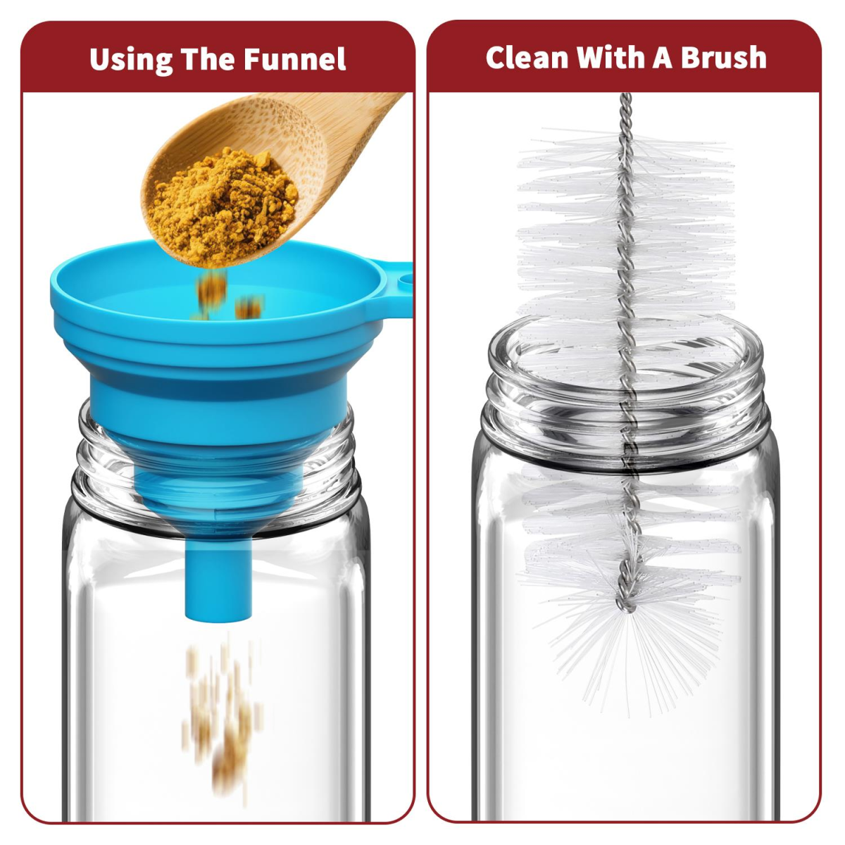 VINSANI SPICE JARS WITH LIDS 1010456