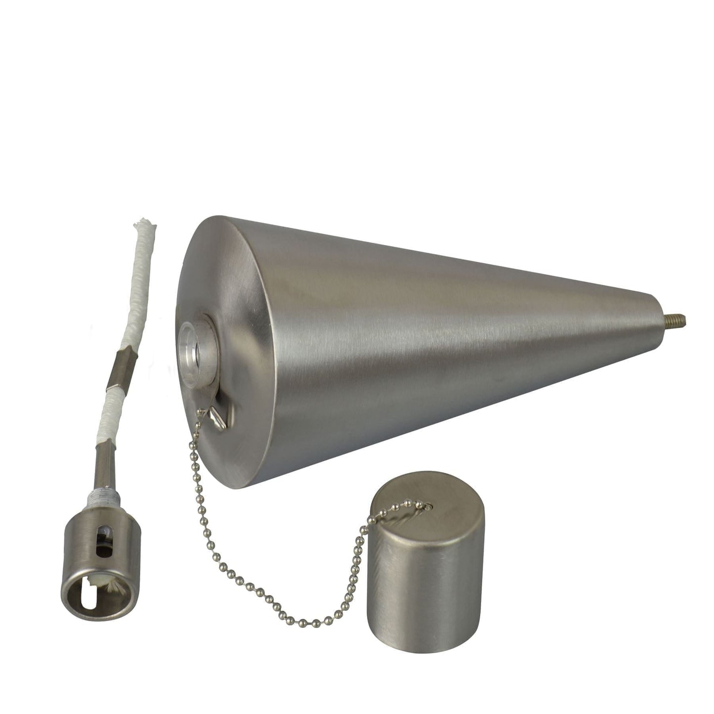 1.46m Metal Cone Garden Torches - Pack of Six