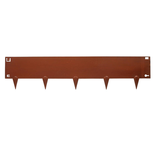 5pc Steel Lawn Edging Set - 5m x 16cm