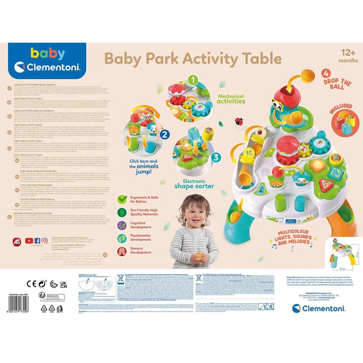 Clementoni Touch Discover & Play Sensory Table