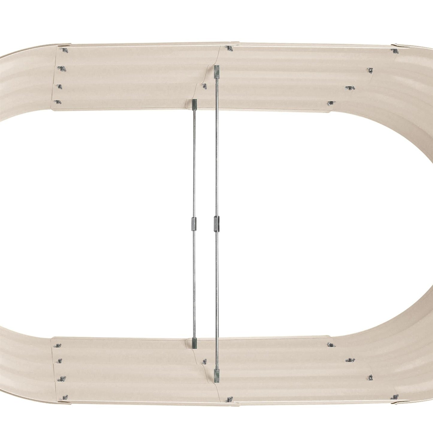 Rounded Raised Garden Bed - 120cm x 60cm x 45cm