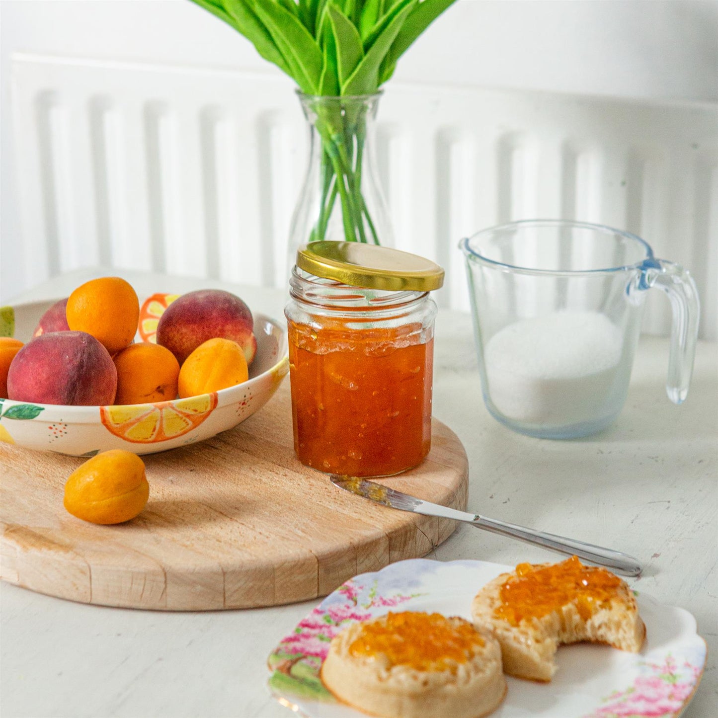 380ml Glass Jam Jars with Lids - Pack of 6