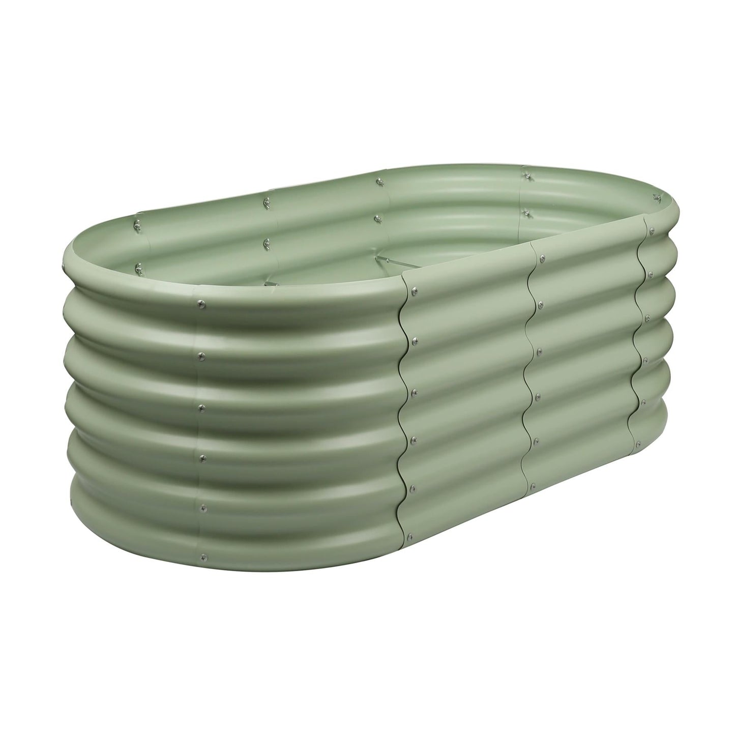 Rounded Raised Garden Bed - 120cm x 60cm x 45cm