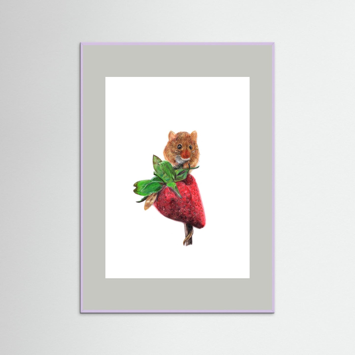 Field Mouse Woodland Art Print