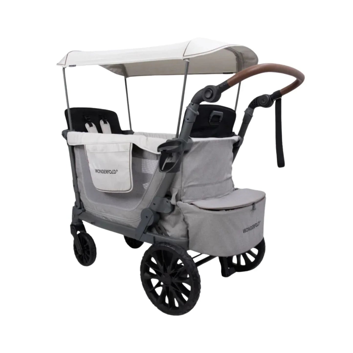 Wonderfold L2 Quad Stroller Wagon - Grey