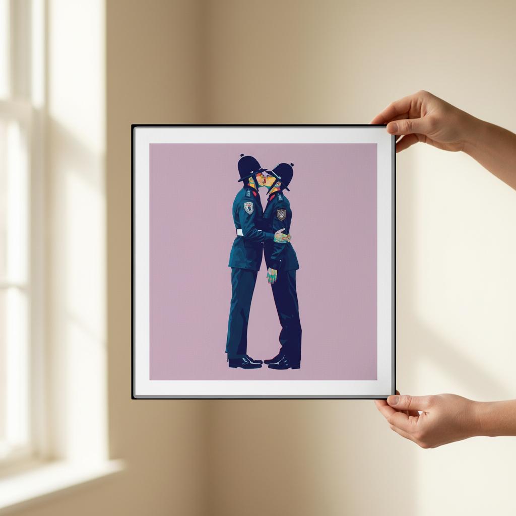 Bold Love Poster - Vibrant LGBTQ+ Pop Art Print - Perfect for Home Decor