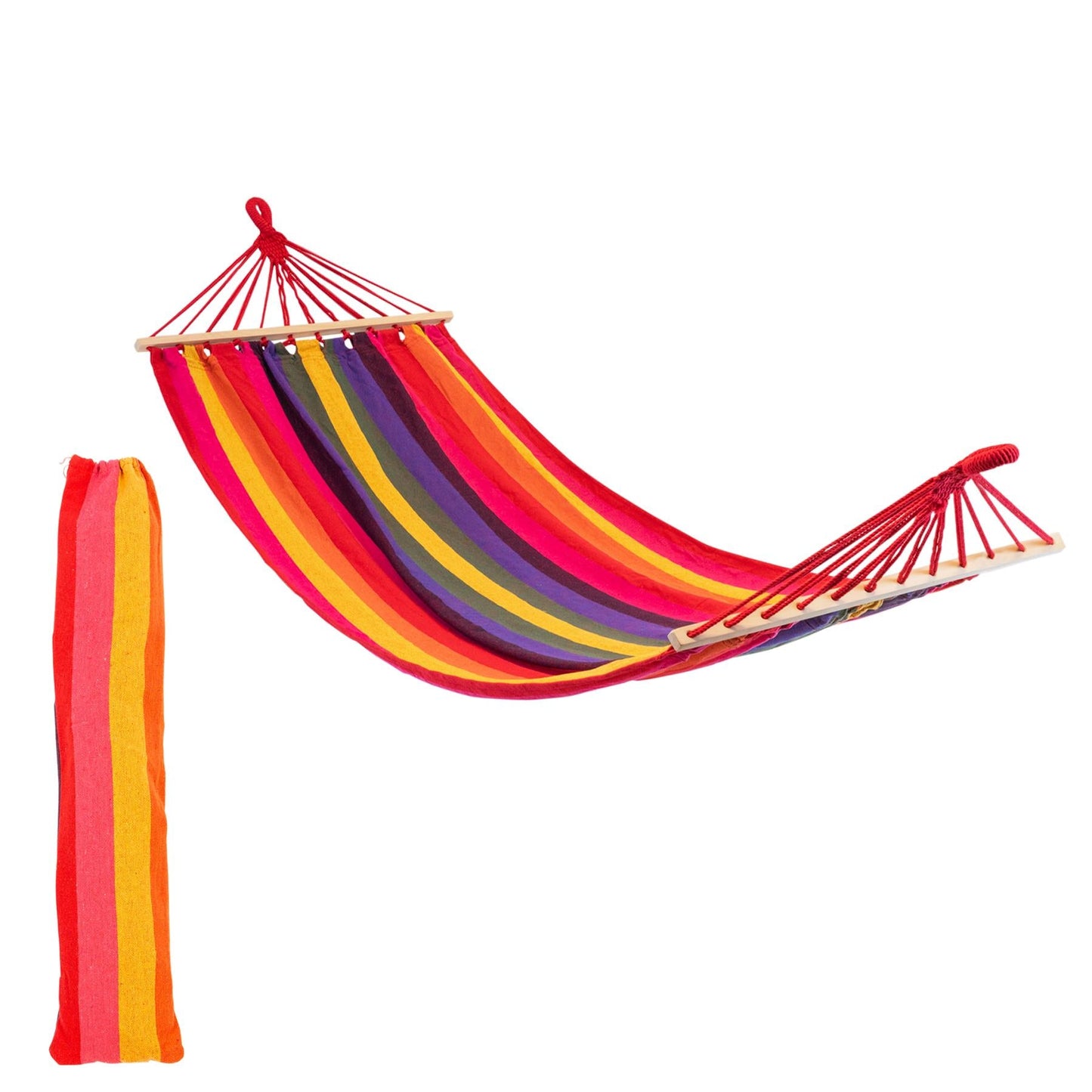 200 x 80cm Deluxe Cotton Garden Hammock