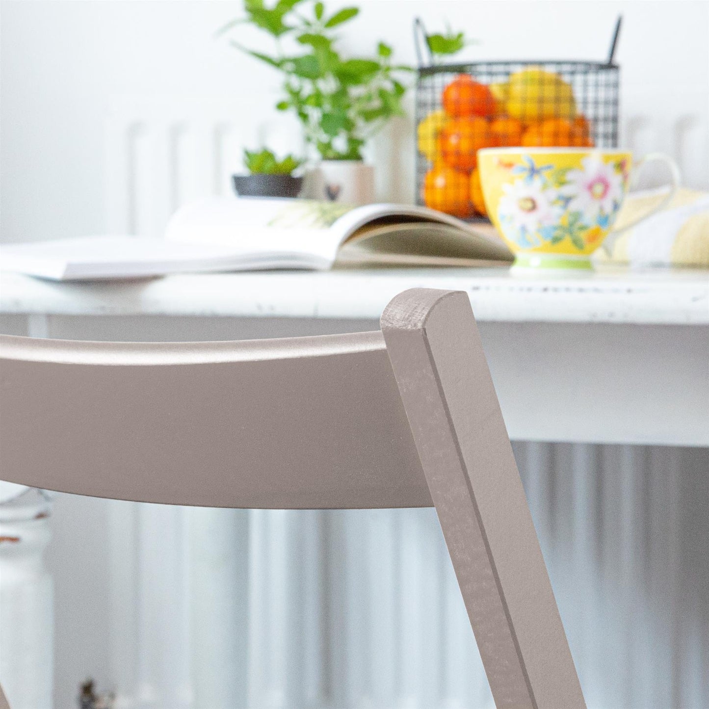 Dove Grey Beech Wood Folding Chair
