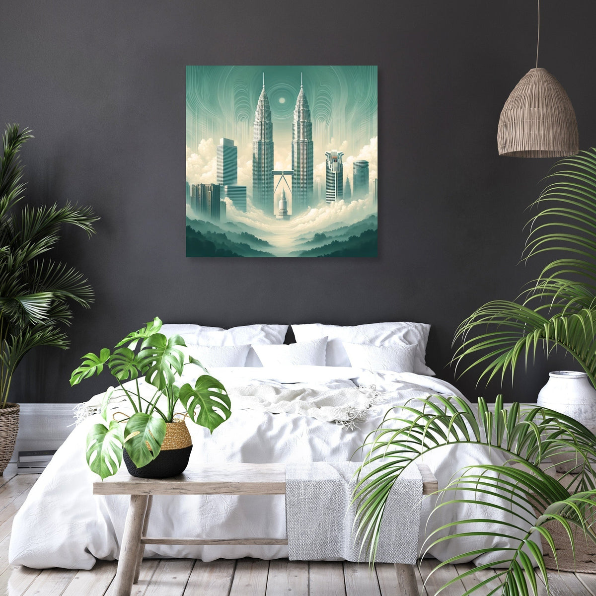 Ethereal Towers Canvas