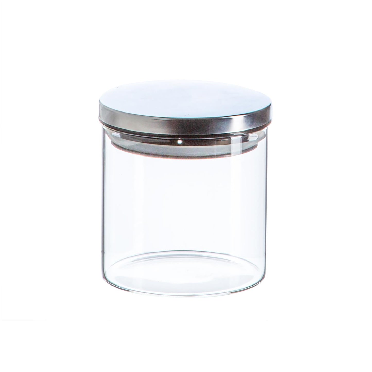 550ml Scandi Storage Jar with Metallic Lid