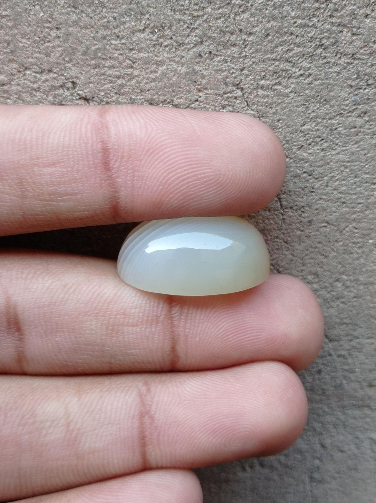Shadow Agate Cabochon - Sulaimani Aqeeq  - 25x18mm