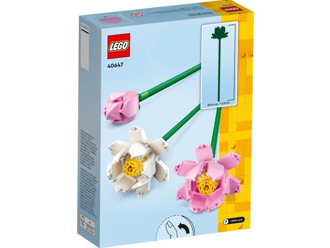 Lego Botanicals 40647 Lotus Flowers Building Toy Gift for Ages 8 & Up
