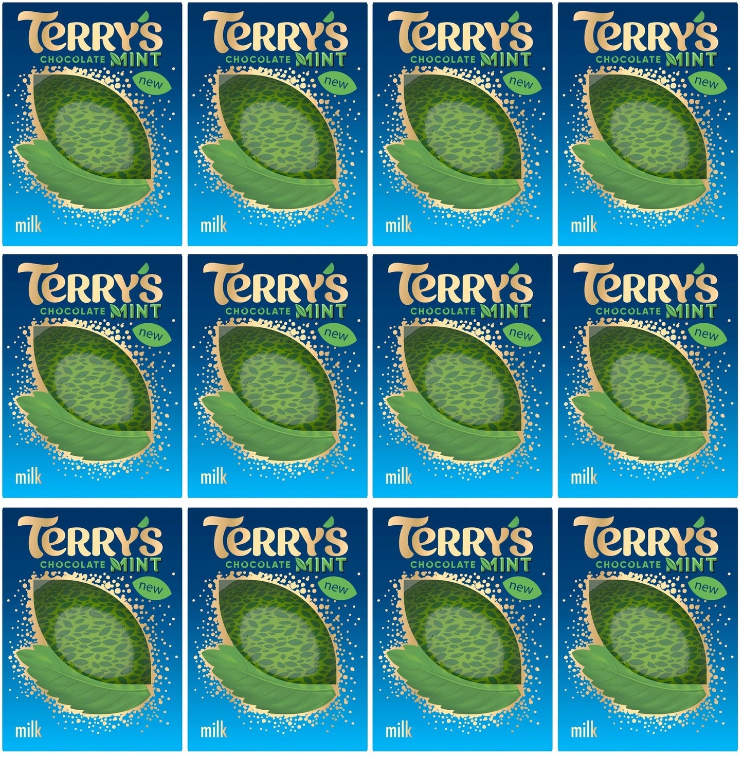 12 x Terry's Chocolate Mint Milk 145G