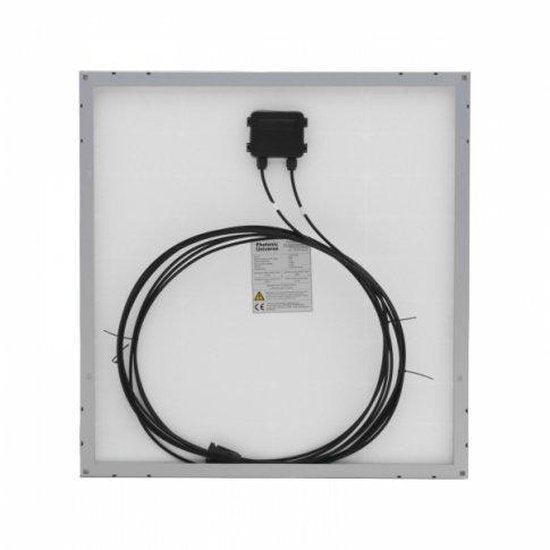 80W 12V solar charging kit with 10A controller and 5m cable
