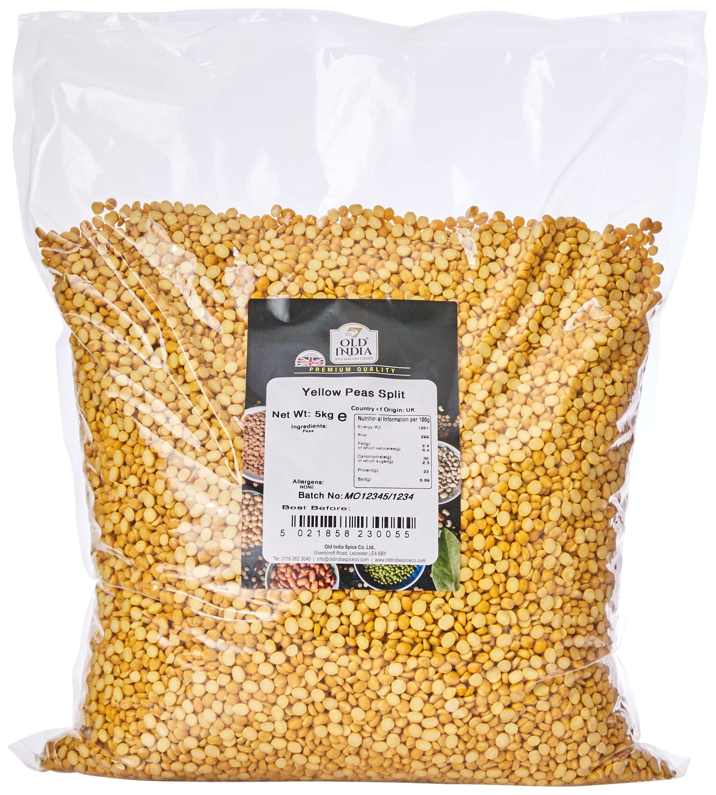 Old India Yellow Peas Split 5kg
