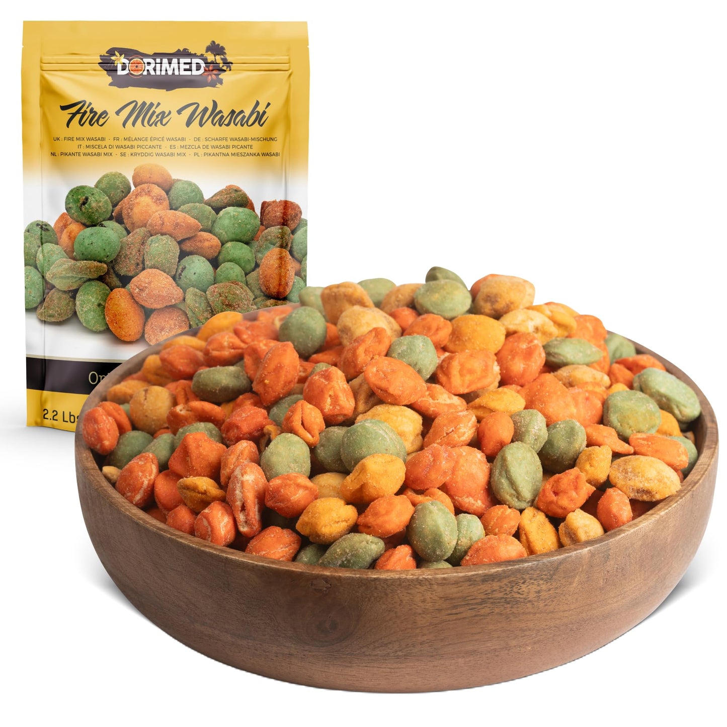 Rice Crackers, Wasabi Mix 2.2 Lbs