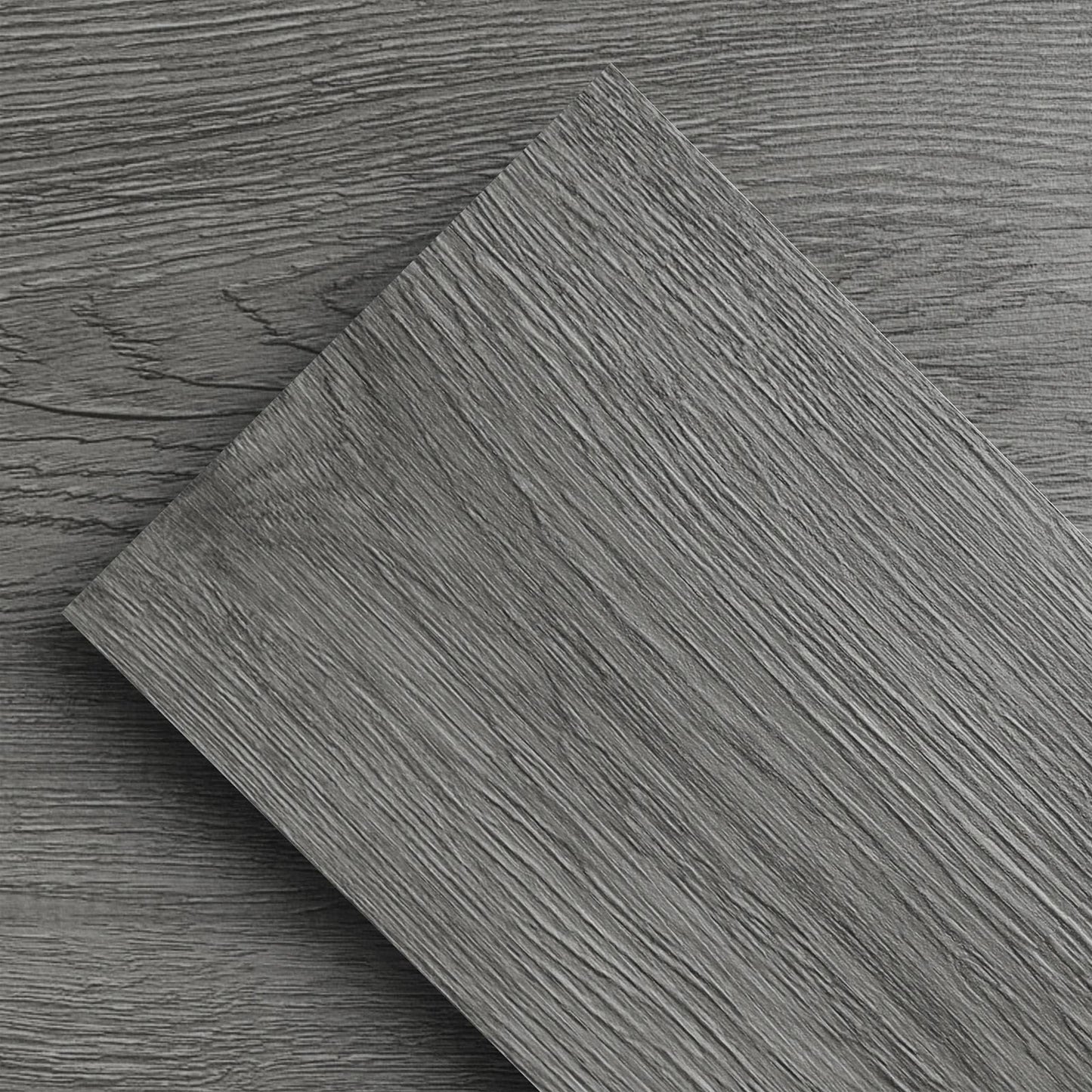 ATOPOSE Self-Adhesive Floor Planks | Wood Effect Peel and Stick Floor Tiles 36-Pack 5.02 m? | Dark Grey | Waterproof and Easy DIY Installation for