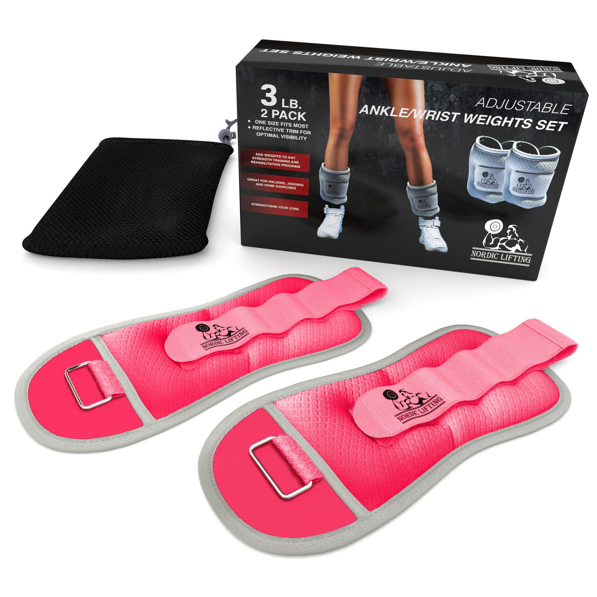 Ankle/Wrist Weights (1 Pair) for Women, Men and Kids