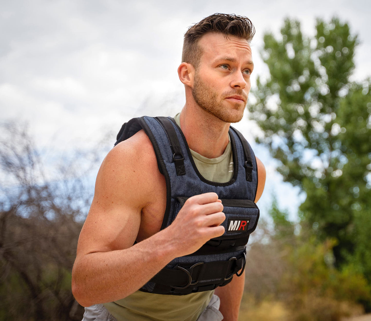 miR Air Flow Adjustable Weighted Vest, 20 lb