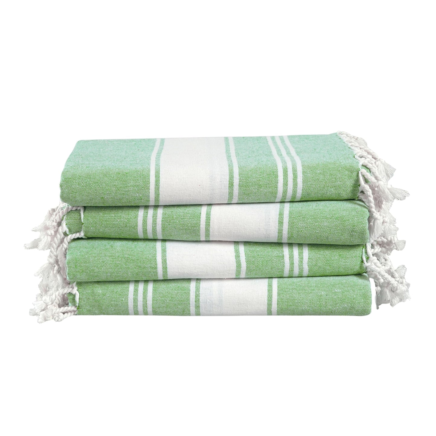 LANE LINEN Oversized Turkish Beach Towels ? Set of 4, 39"x71" Lightweight & Quick Dry Pool Towels, Pre-Washed Travel Towels, Sand-Free & Absorbent,