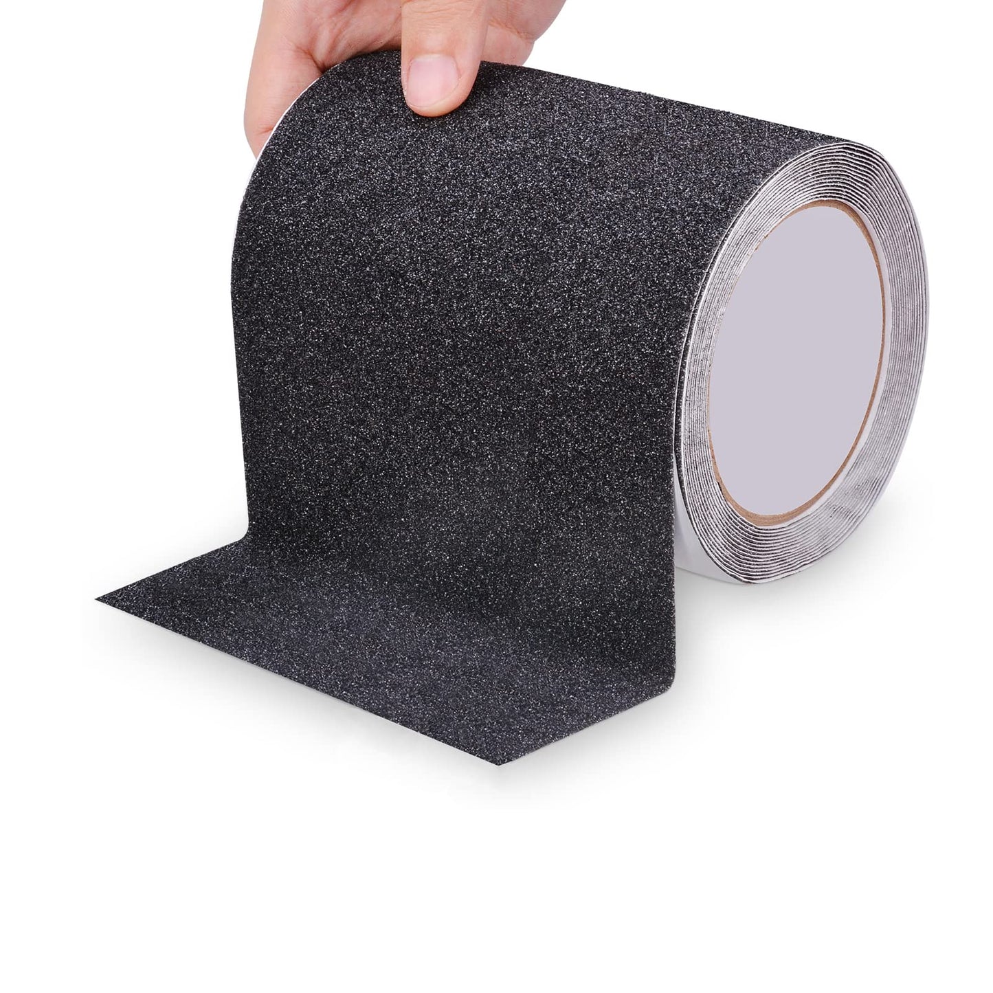 OQingluan Anti Slip Tape for Steps, 15cm*5m, Anti Slip Adhesive Tape, Non Slip Tape Outdoor Waterproof, Heavy Duty Traction, Prevent the Elderly,