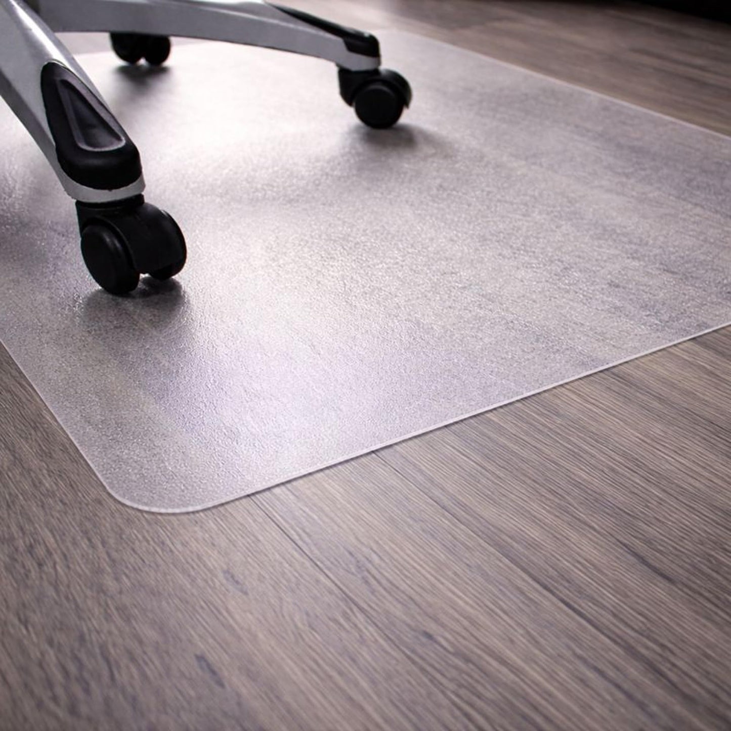 Marvelux Durable Polycarbonate Office Chair Mat for Hard Floors, 90 x 120cm