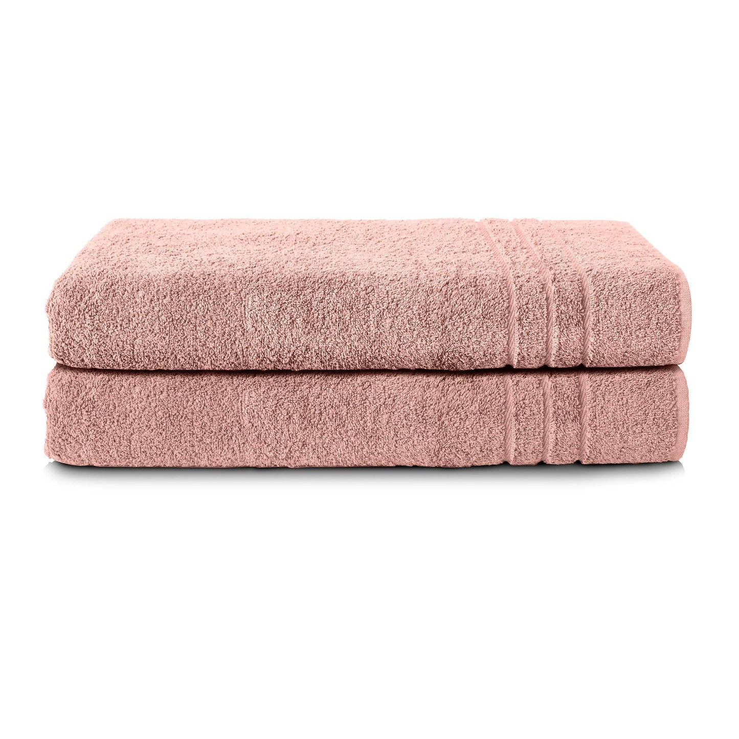 Komfortec Jumbo Bath Towels, 100% Cotton, Quick Dry, 80x200, Pink